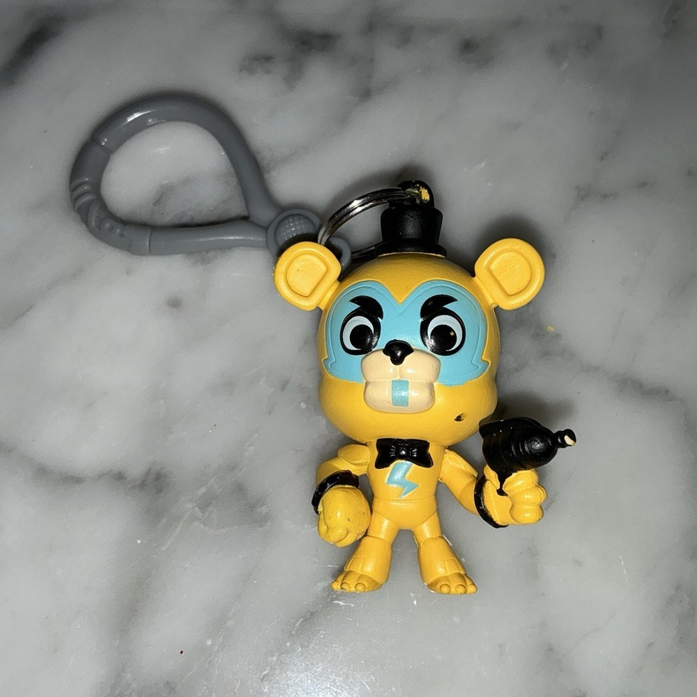FNAF Security Breach S2 Backpack Hangers Keychain Freddy Five Nights At Freddys